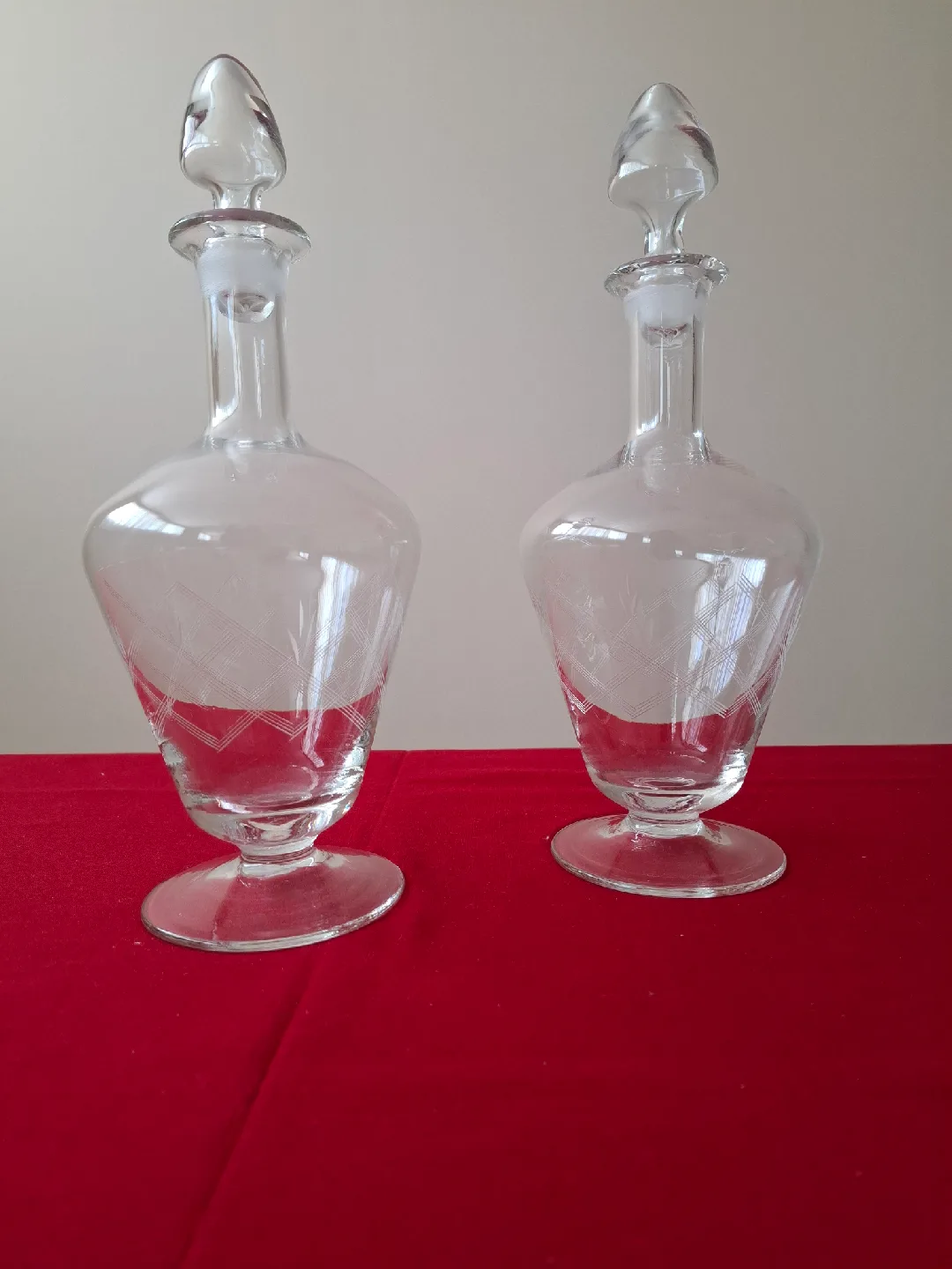 Stylish Glass Decanters-Vintage thumbnail