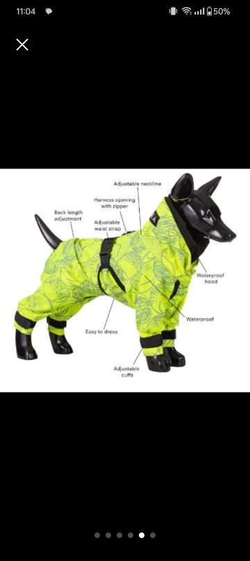Paikka Visibility Dog Rain Suit - photo 4