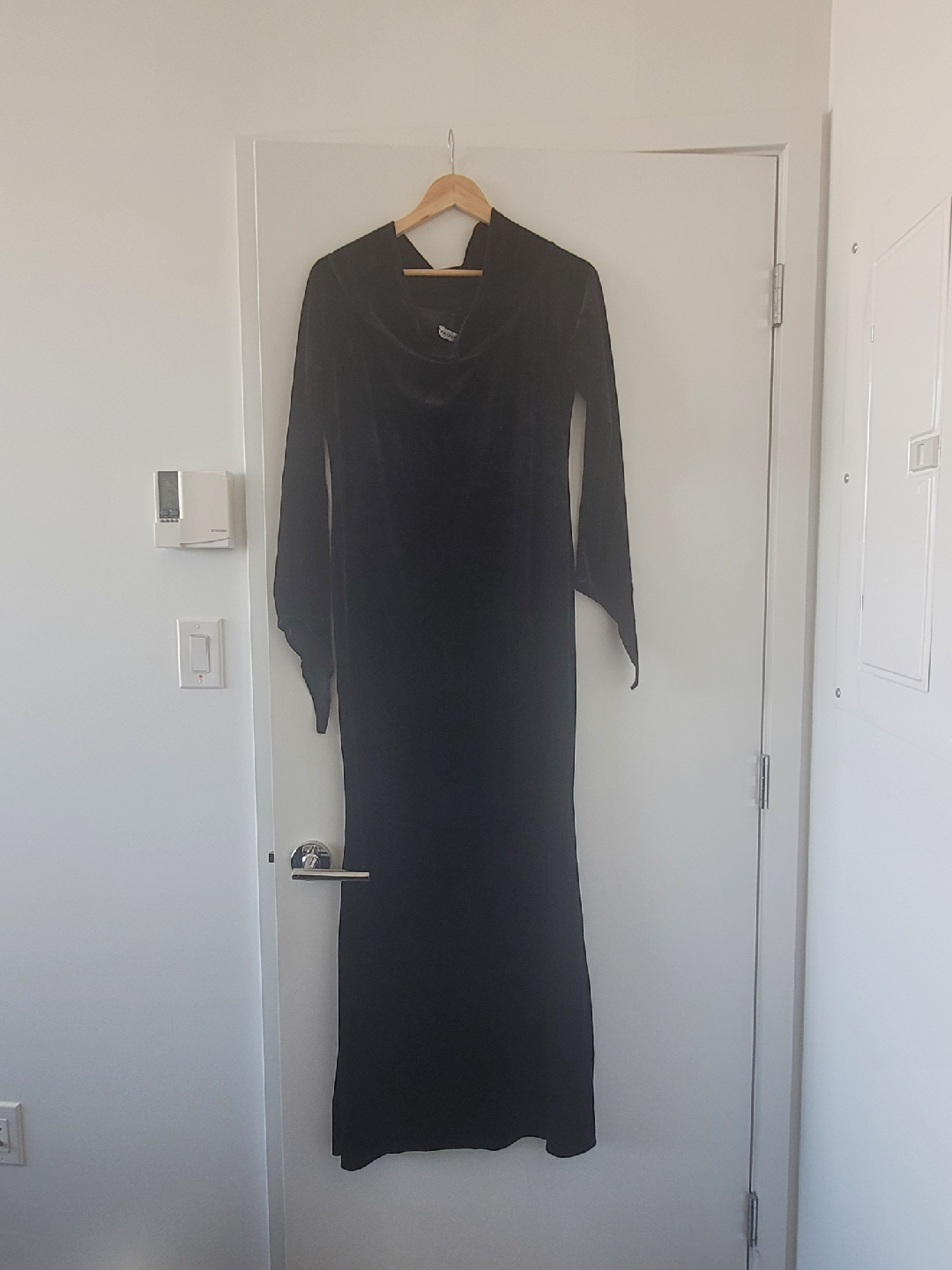 New Black Morticia Addams Dress XL