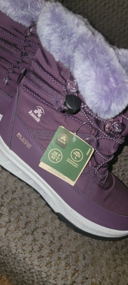 Damage Kamik Waterproof Winter Boots - Purple size 4 - photo 2