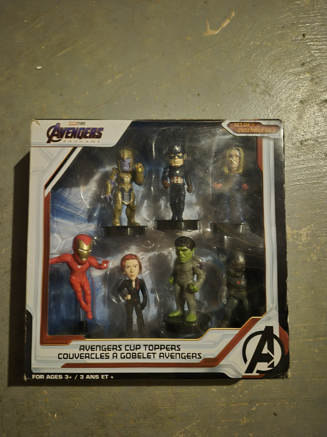 Avengers Endgame Cup Toppers - Set of 7