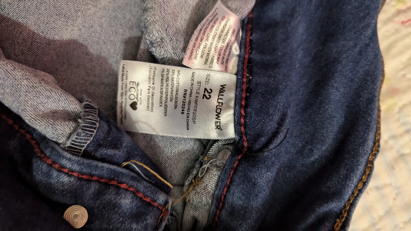 Wallflower Sassy High Rise Jeans - Size 22 image indicator(3)