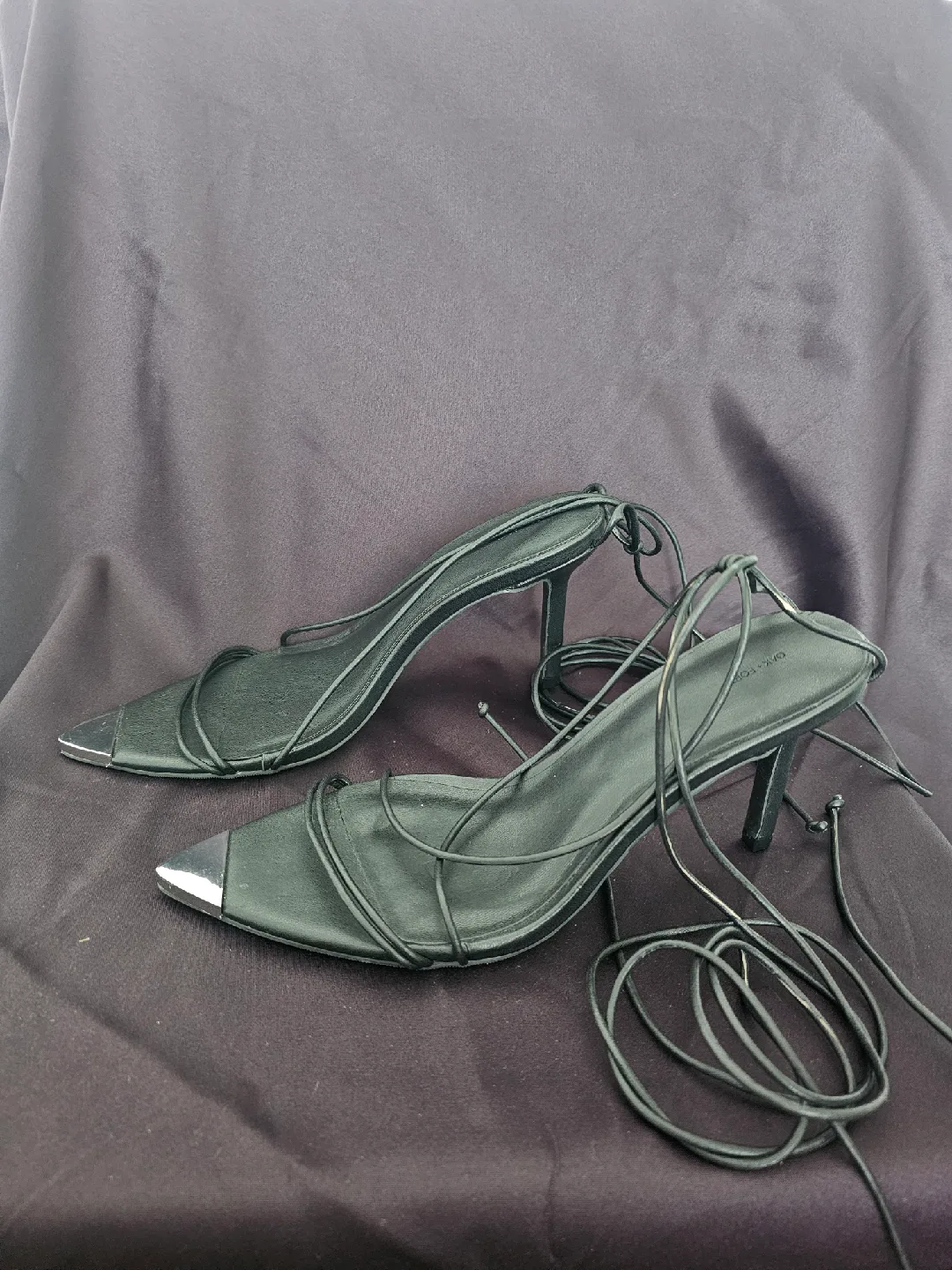 NEW - Oak + Fort Lace Up Heels - size 6 thumbnail