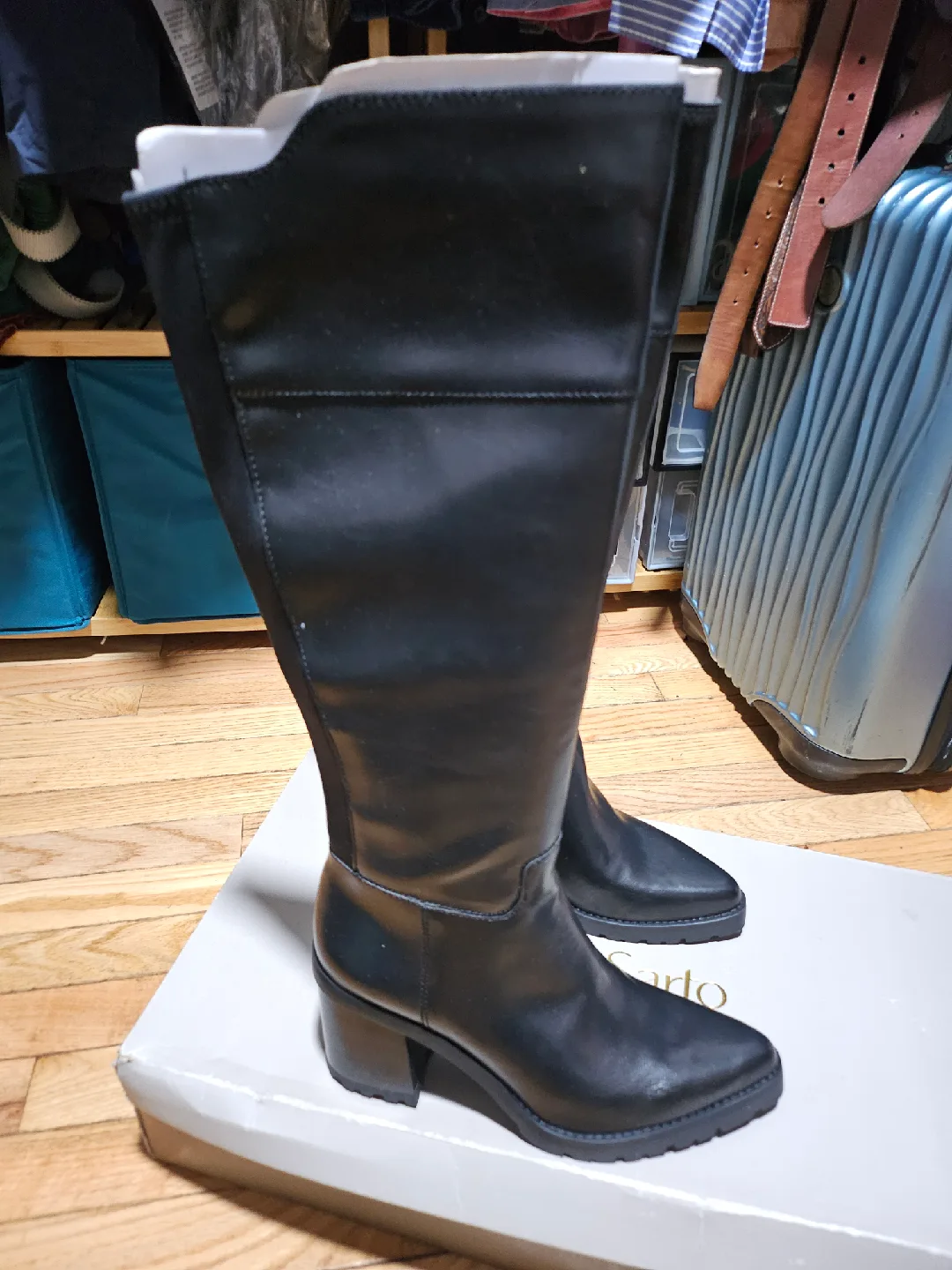 Franco Sarto Tamika Black Boots - Size 8.5M image indicator(3)