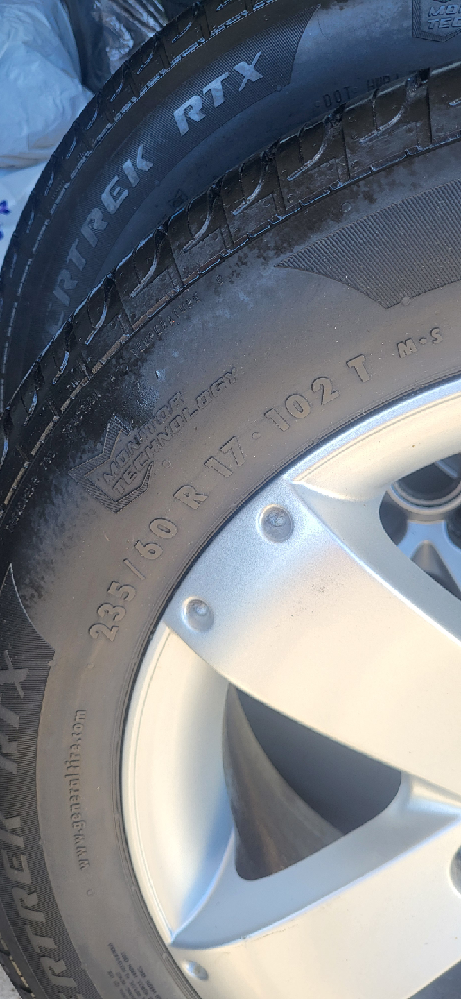 General Evertrek RTX 235/60R17 Tires - Set of 4 - photo 2