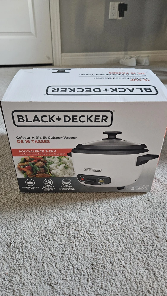 New Black+Decker 16-Cup Rice Cooker - photo 4
