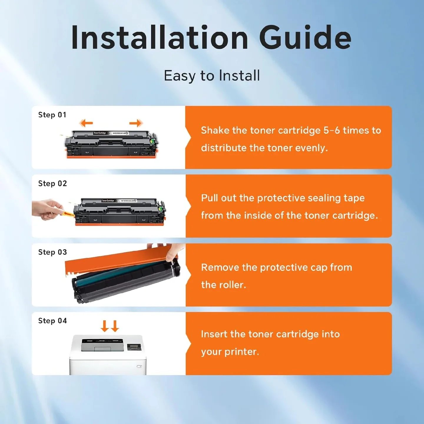 414X High Yield Toner Cartridges 4 Pack BNIB image indicator(3)