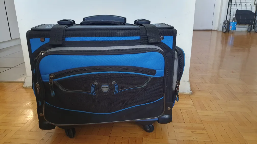 Hawk Hill Rolling Tool Bag - Blue & Black image indicator(2)