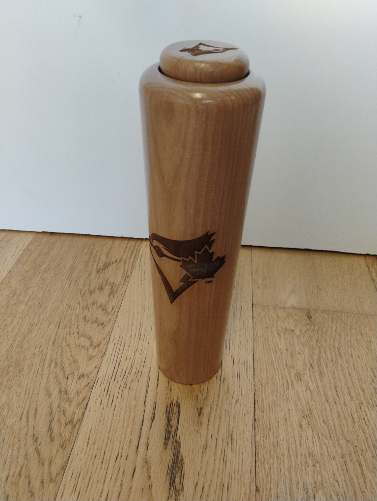 Toronto Blue Jays Wooden Baseball Bat Bottle Opener - photo 2