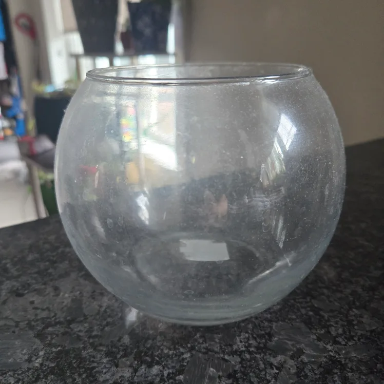 Round Glass Fish Bowl thumbnail