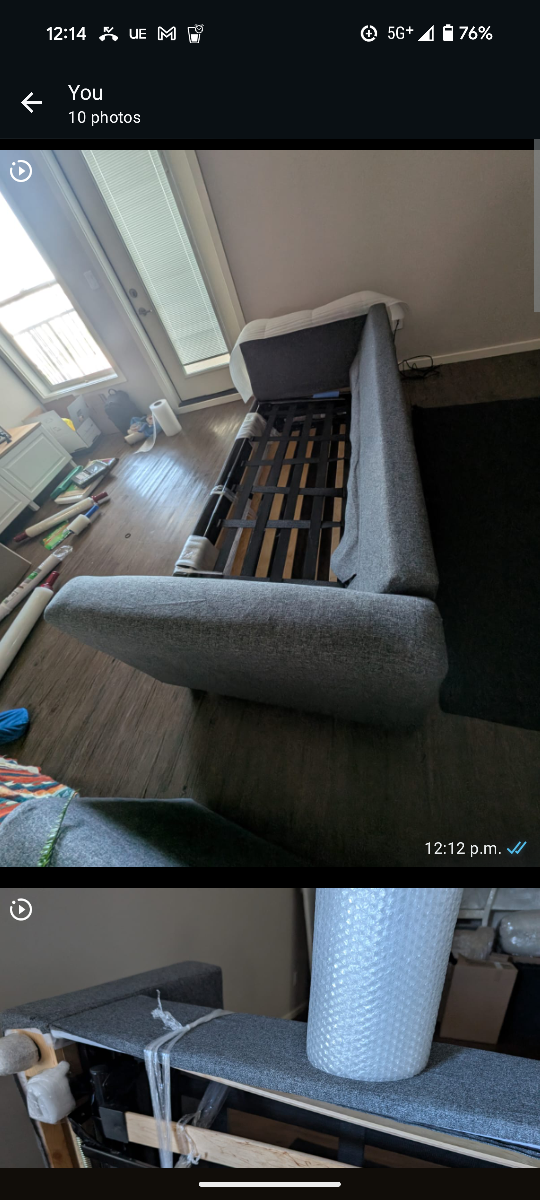 IKEA FINNALA Sofa Bed - Grey 300 - photo 3