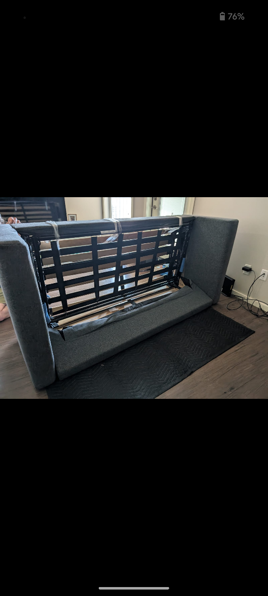 IKEA FINNALA Sofa Bed - Grey 300 - photo 4