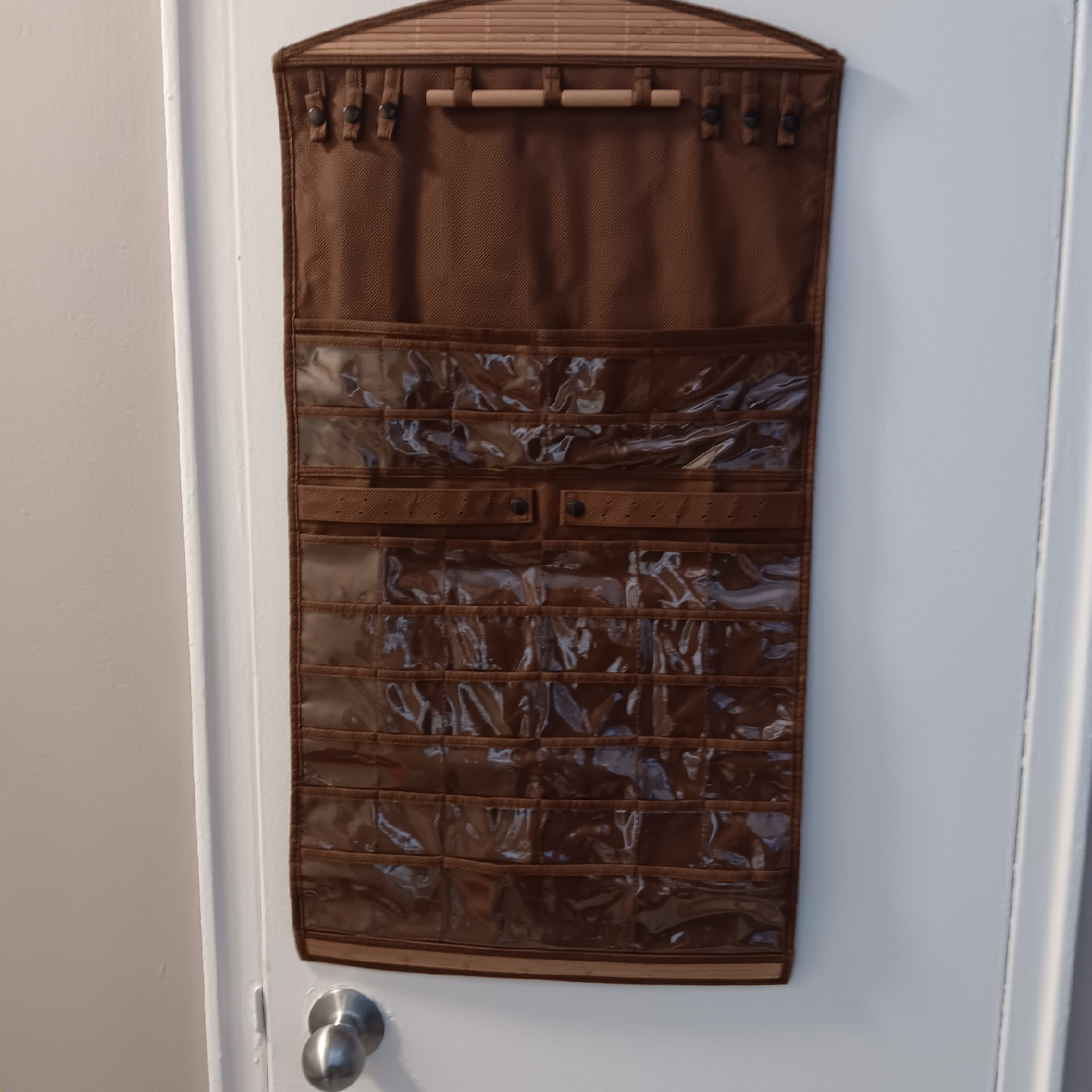 Brown Hanging Jewelry Organizer - photo 2