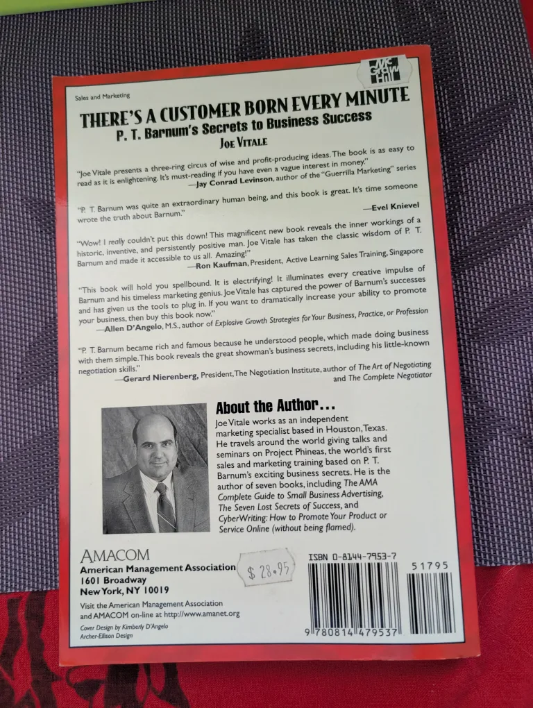 🧡There's a Customer Born Every Minute - P.T. Barnum's Secrets image indicator(2)