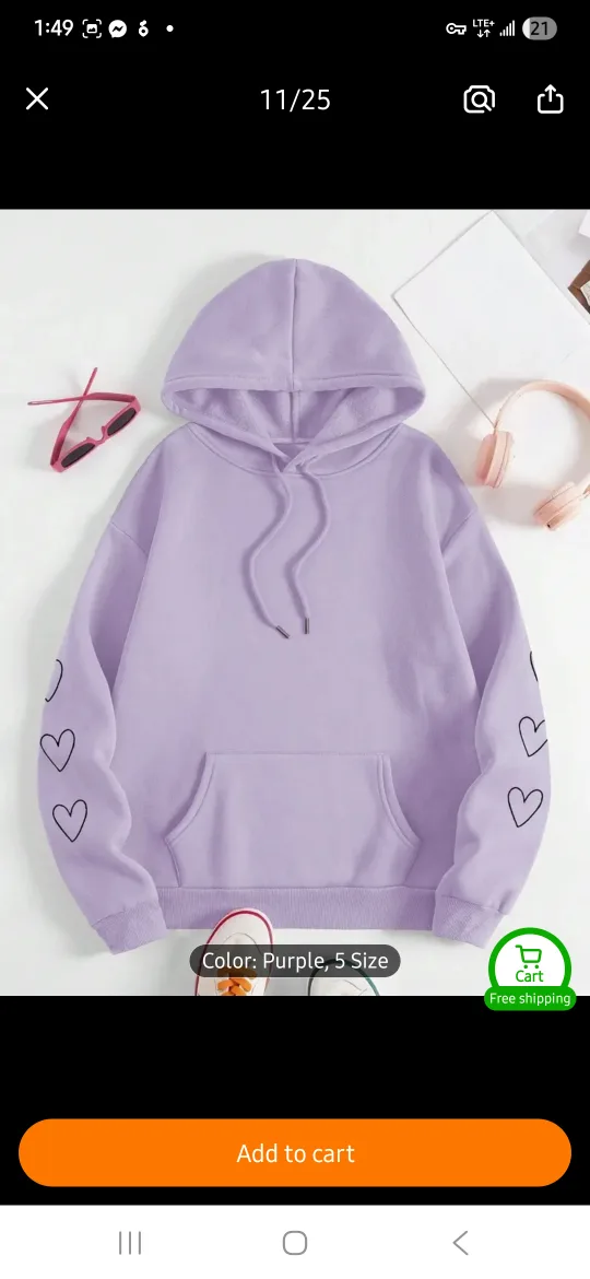 NEW Jack and Sally with Hearts Hoodie 💕 💀 image indicator(4)