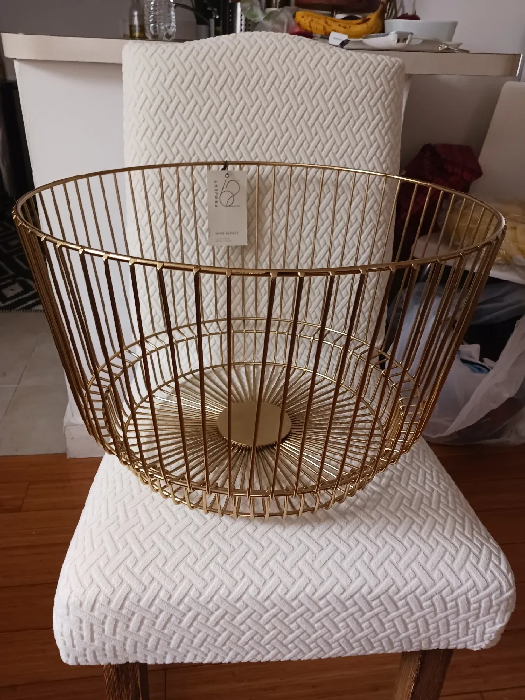 Project 62 Gold Wire Basket – Modern Minimalist Decor image indicator(6)