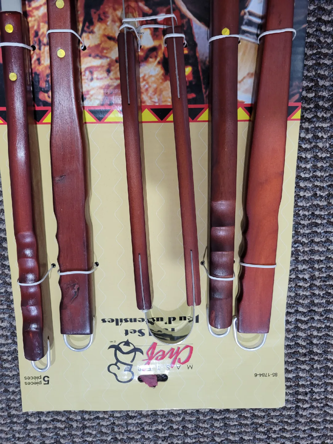Chef Master 5-Piece BBQ Tool Set - New image indicator(4)
