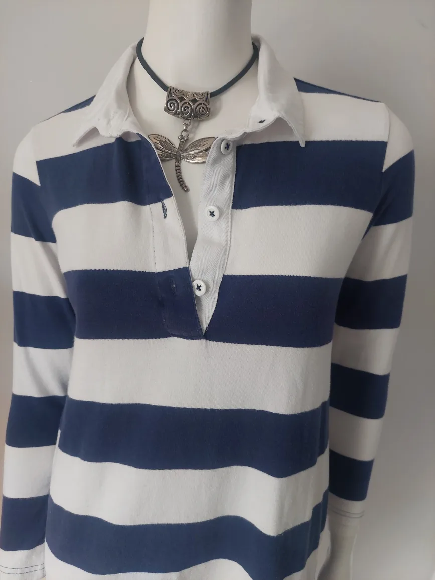 Joe Fresh Striped Rugby Dress - Size S image indicator(3)