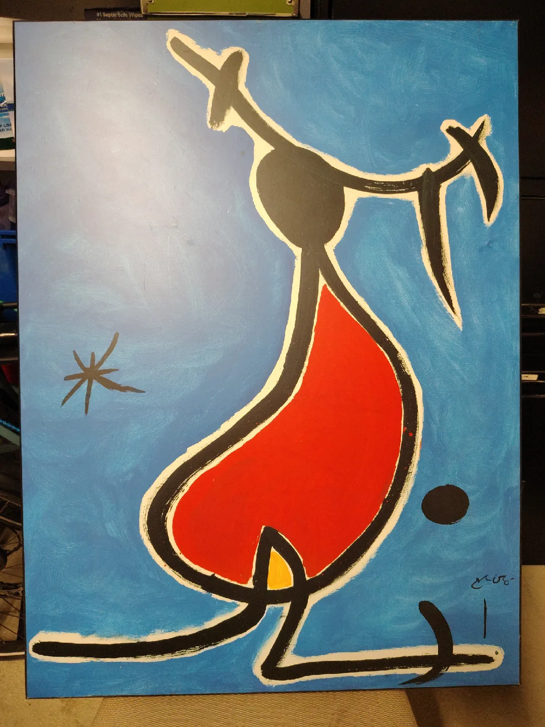 Abstract Art Painting Alikatu 34x25 thumbnail