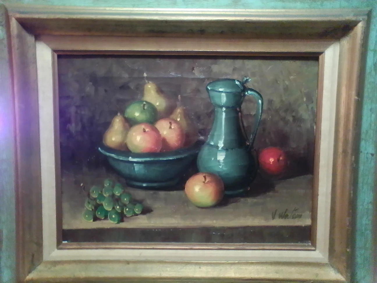 Vintage V. Watson Still Life Painting