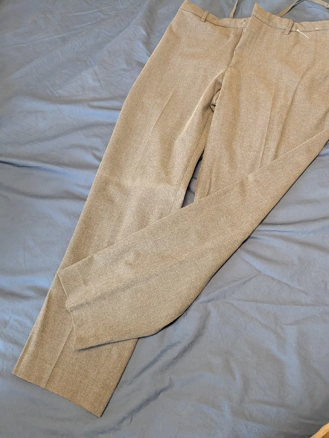 Uniqlo Gray Dress Pants - Size L thumbnail
