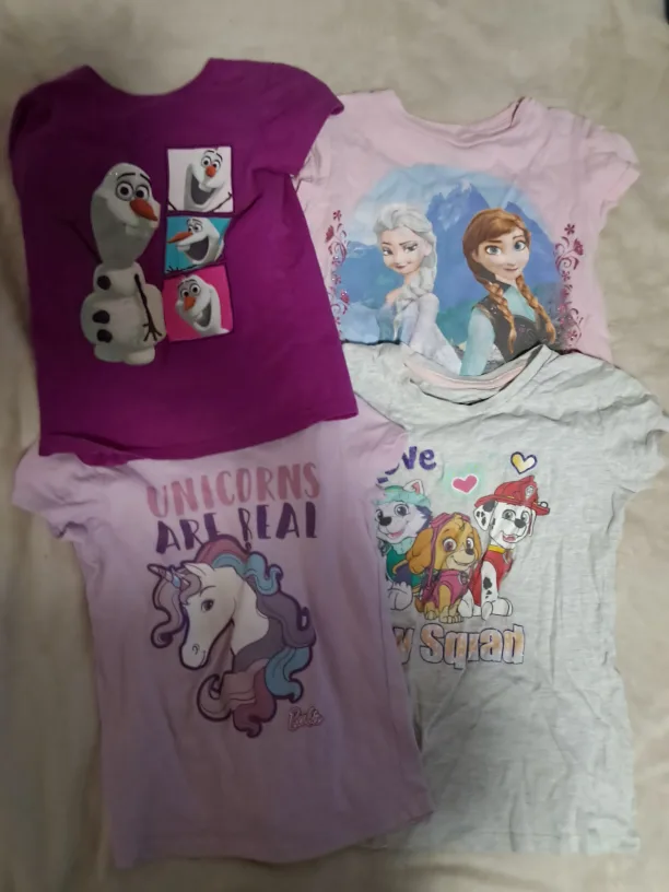 Girls' Assorted Graphic T-Shirts - Size 4-6 thumbnail