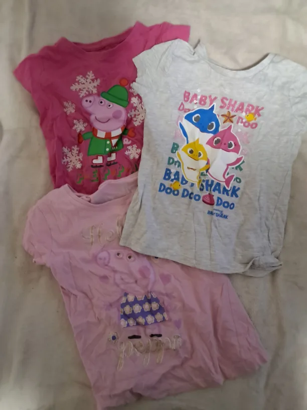 Girls' Assorted Graphic T-Shirts - Size 4-6 image indicator(2)