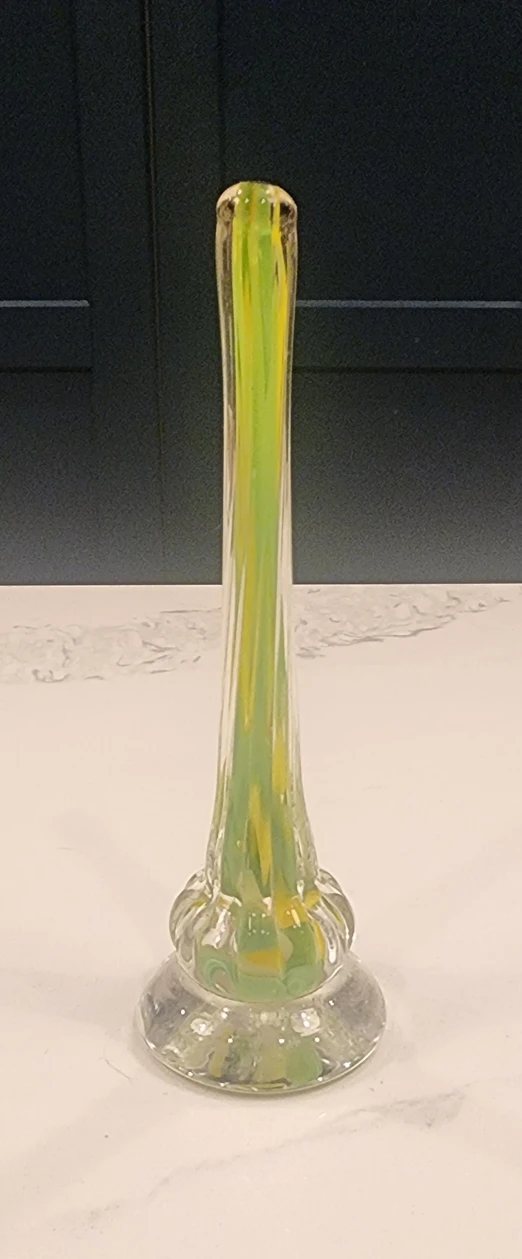 Ring Holder - Green & Yellow Glass - photo 2