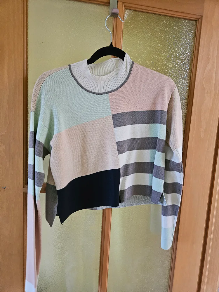 Club Monaco Colour Block Sweater - Size M/M thumbnail