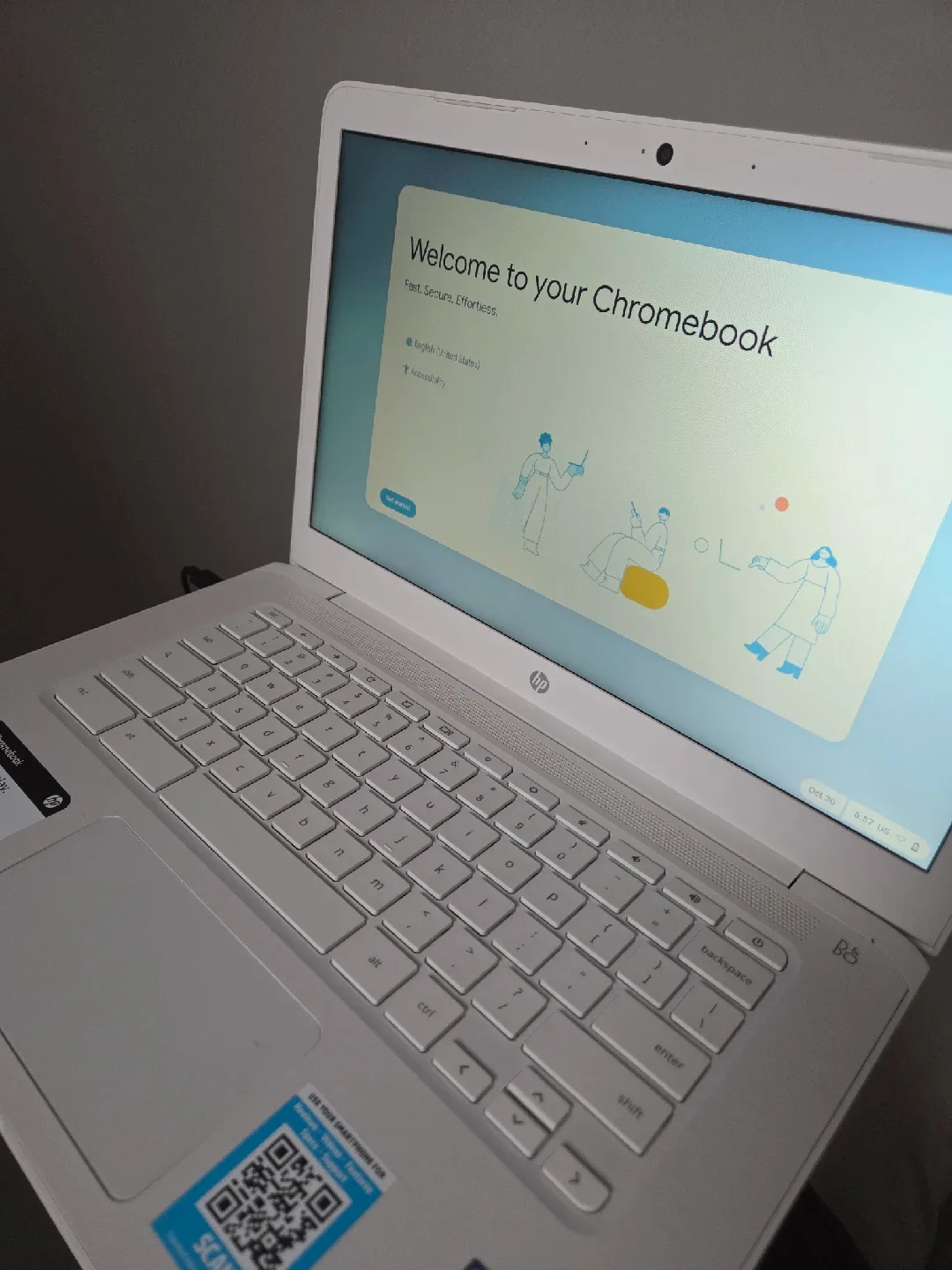 HP Chromebook - White image indicator(2)