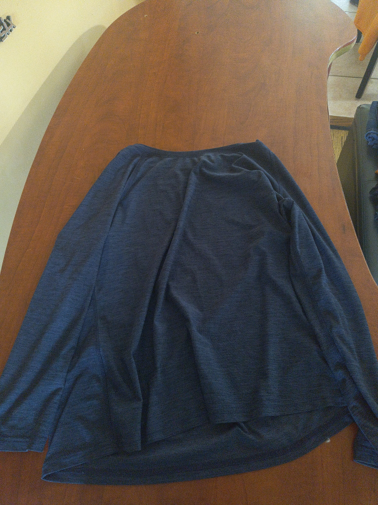 XXL Dark Blue Long Sleeve Shirt