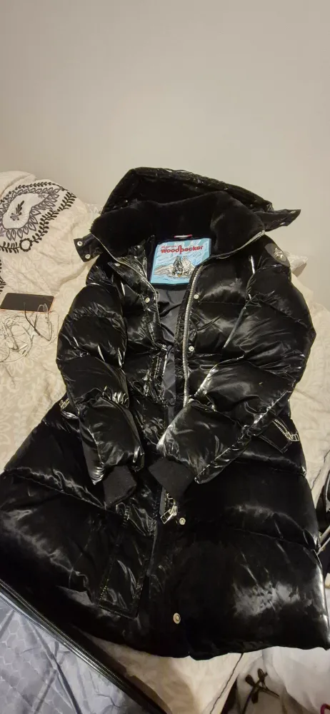 Woodpecker Black Puffer Coat image indicator(4)