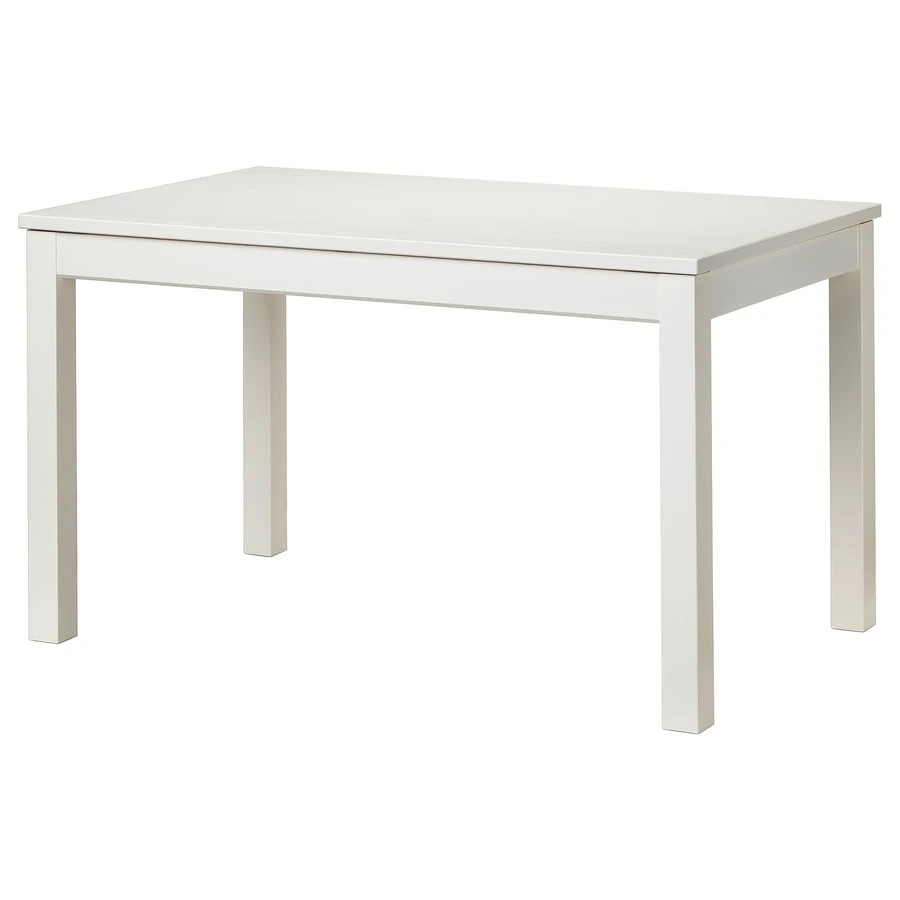IKEA Extendable Dining Table - White (including a bench!)