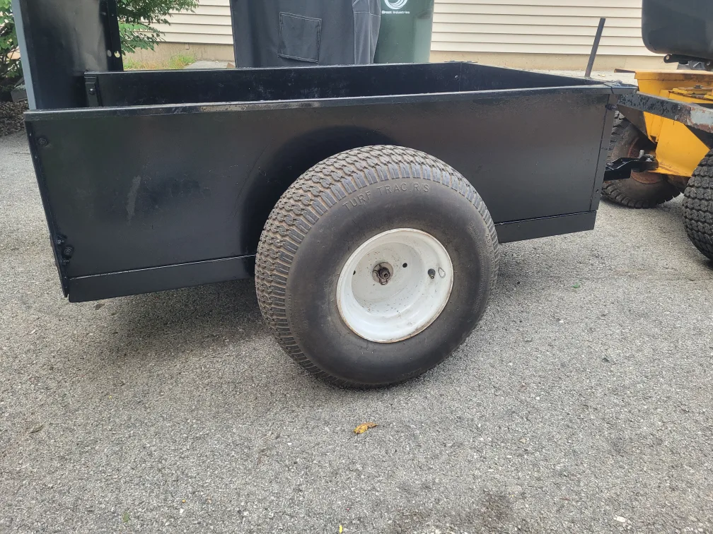 NTERNATIONAL HARVESTER CADET Mower with CUSTOM Trailer image indicator(4)