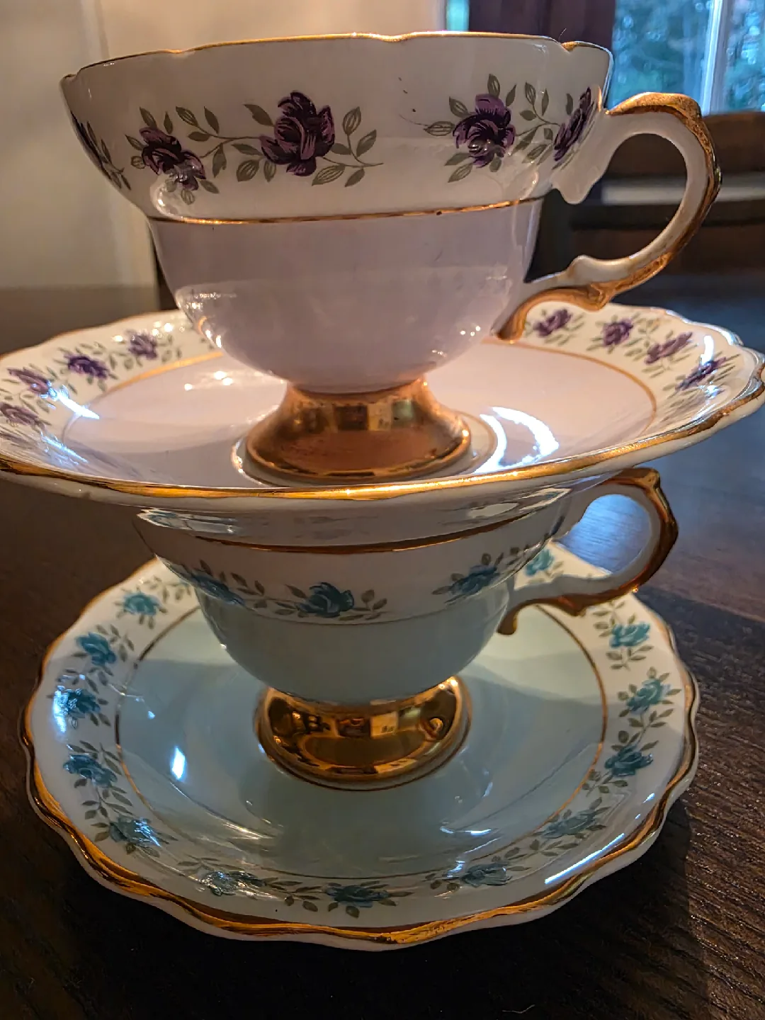 2 Rosina Cups & Saucers image indicator(9)