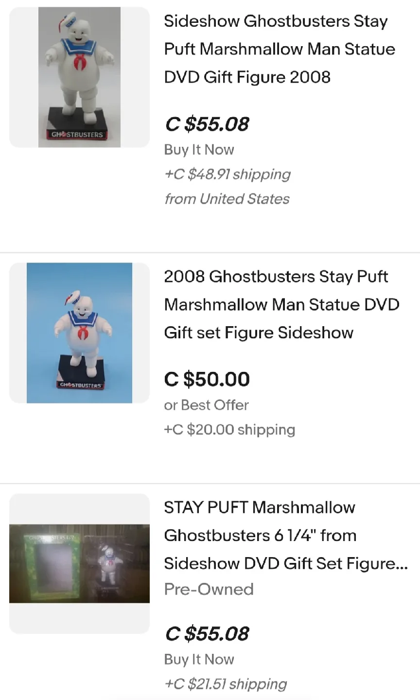 Ghostbusters Stay Puft Marshmallow Man Sideshow Collectible image indicator(5)