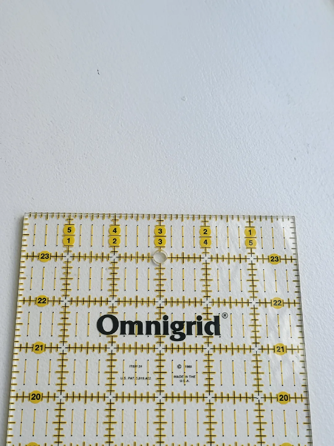 vintage Omnigrid 6" x 24" Quilting Ruler. sewing. crafting image indicator(4)