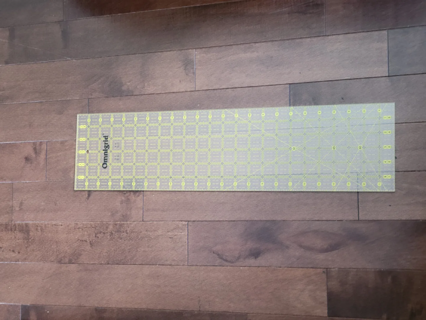 vintage Omnigrid 6" x 24" Quilting Ruler. sewing. crafting image indicator(6)