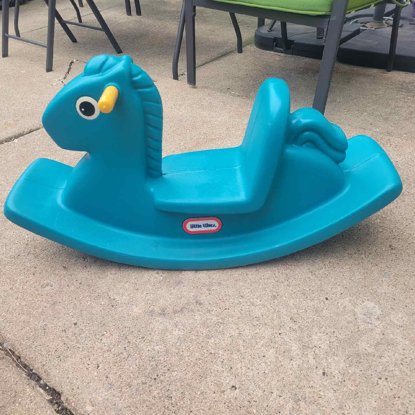 Little Tikes Blue Rocking Horse