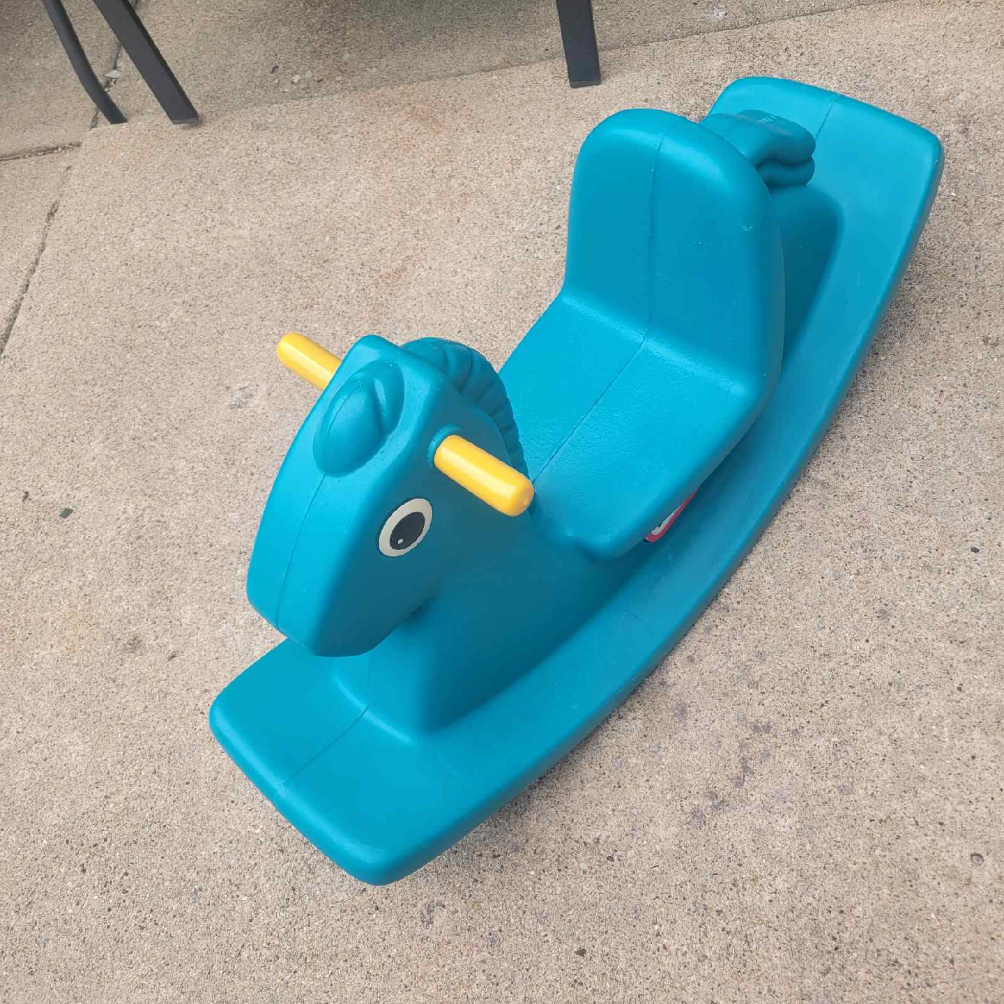 Little Tikes Blue Rocking Horse - photo 2