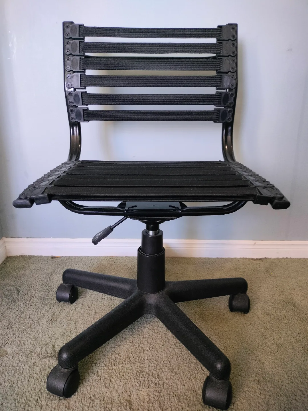 Allison Bungie Flat Low Black Office Chair image indicator(5)