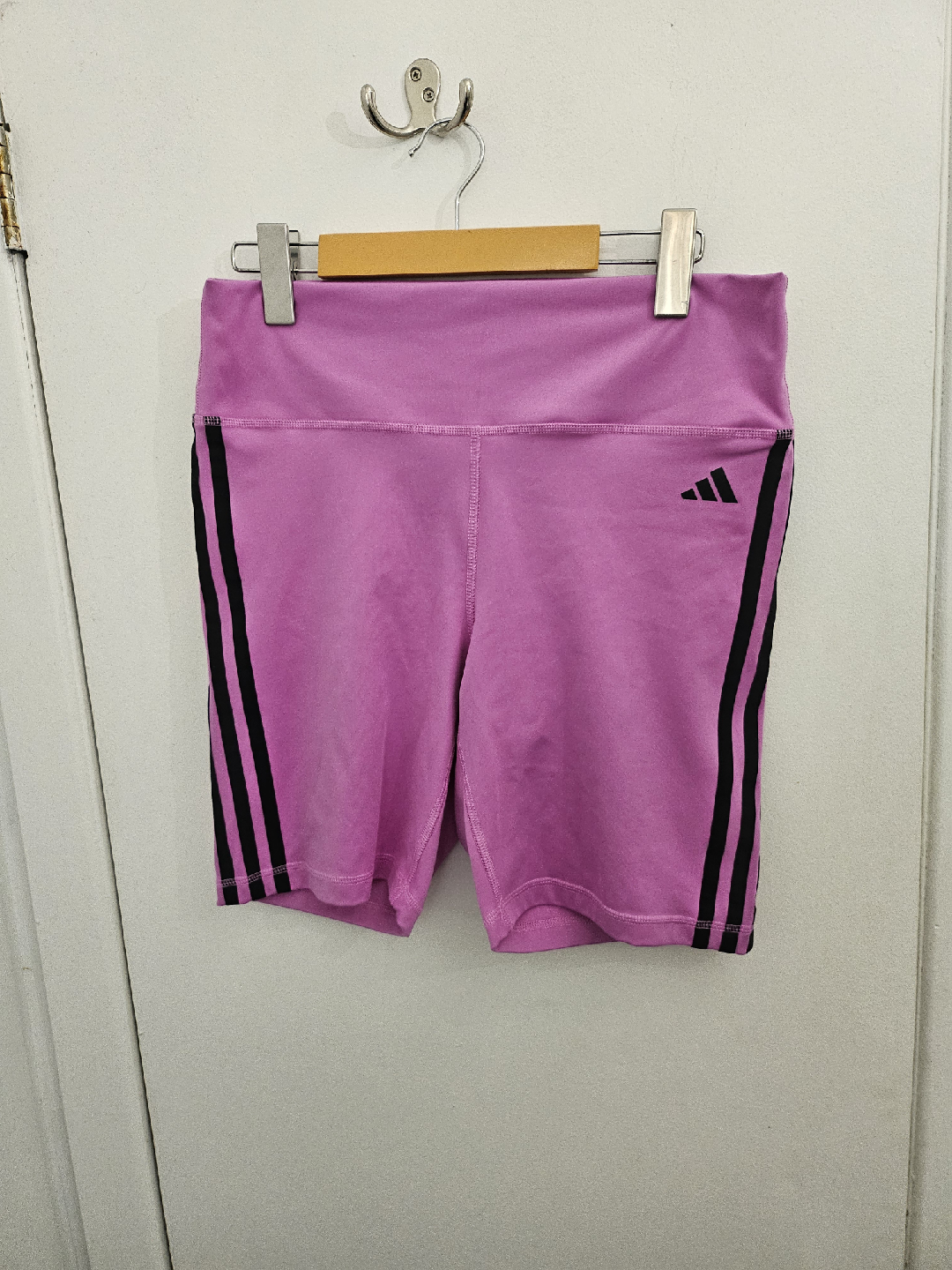 Shorts Adidas Techfit mauve taille L