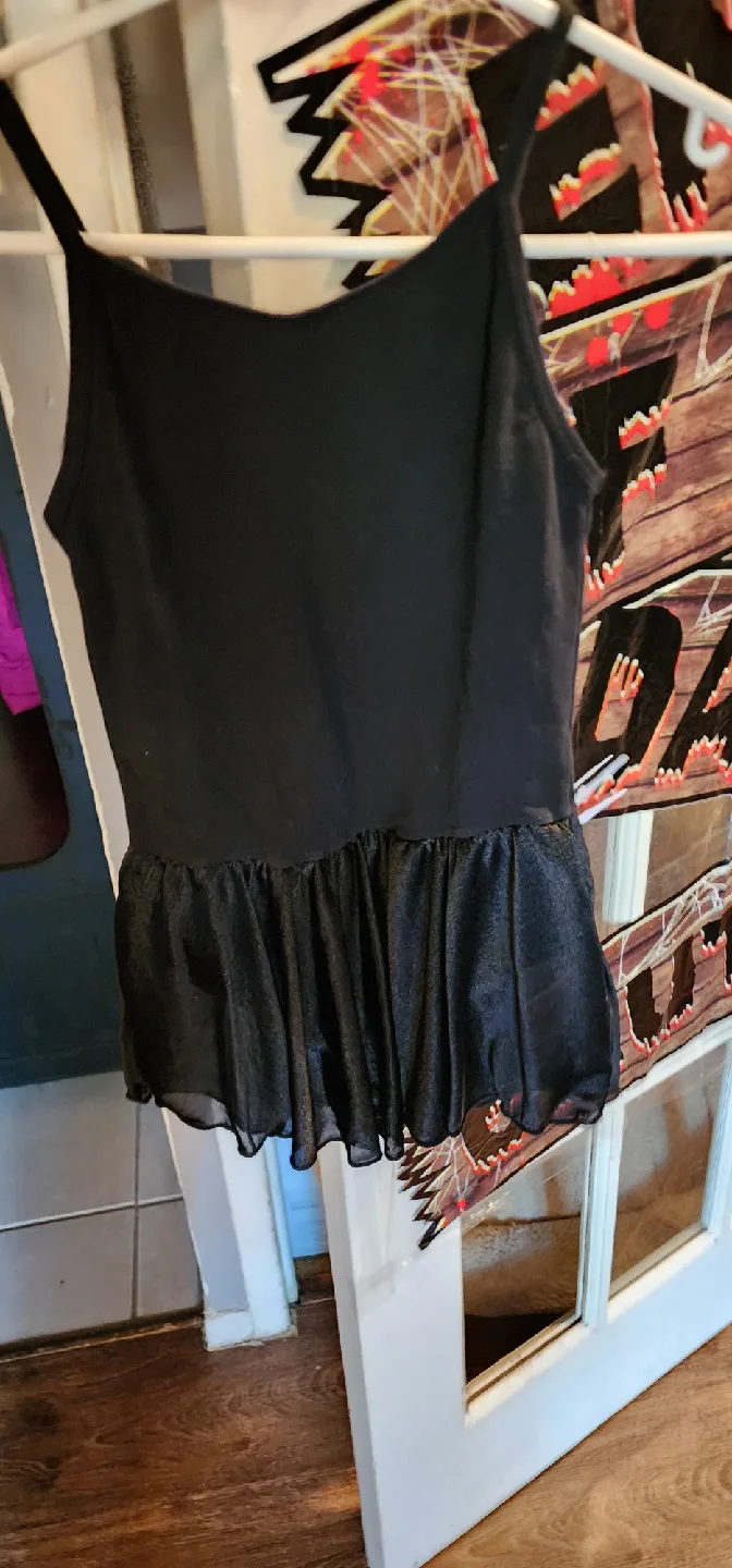 Girls' Black Dance Leotard image indicator(2)