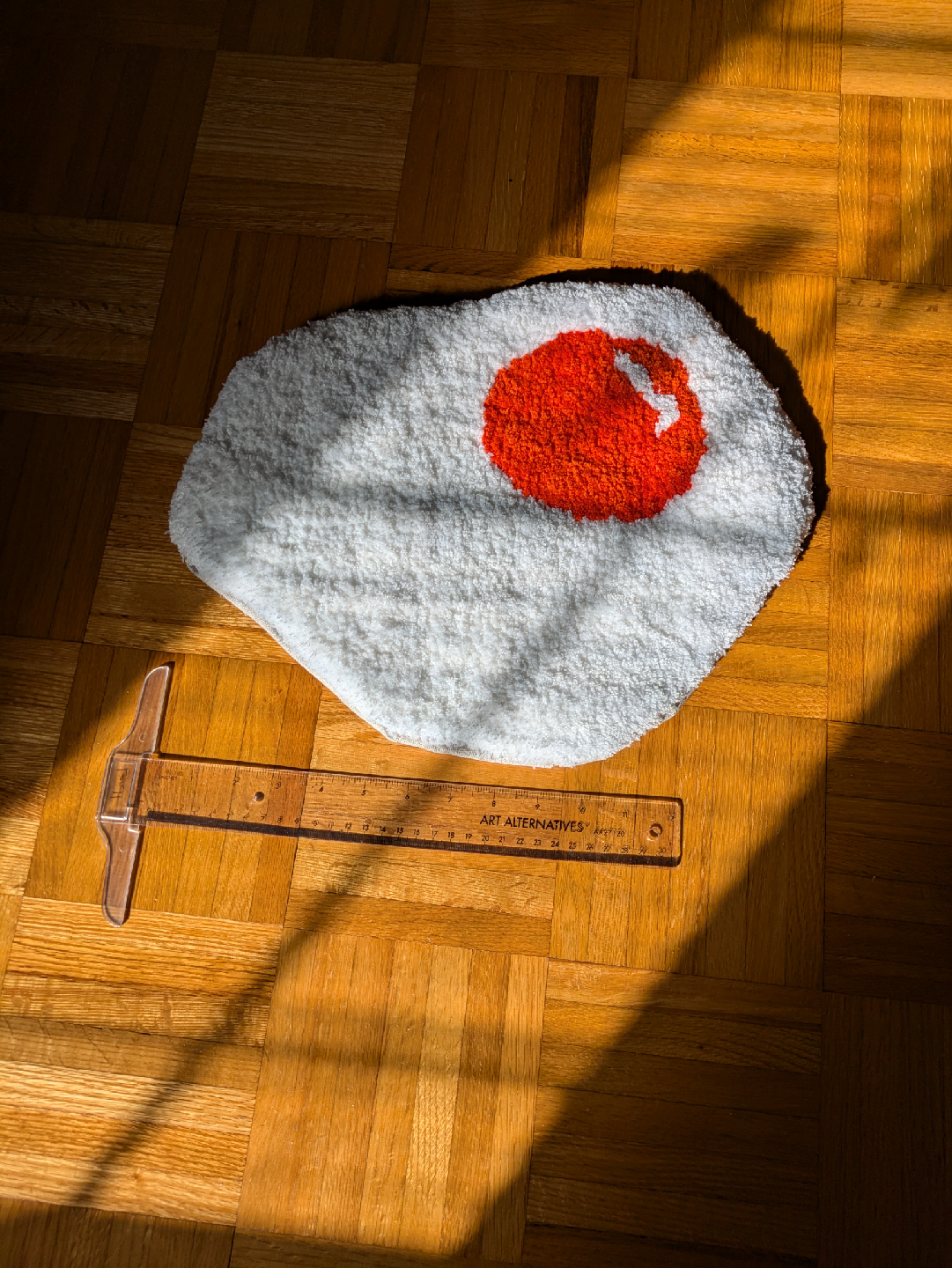 Homemade egg carpet/rug - photo 2