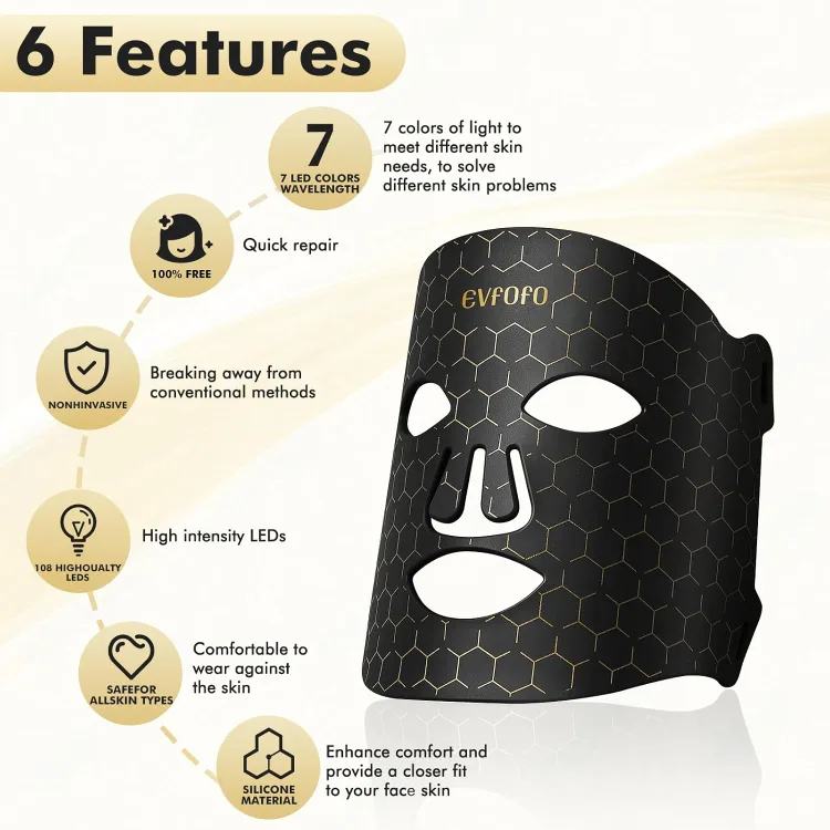 Brand New Sealed Red Light Therapy Mask For Sale image indicator(3)