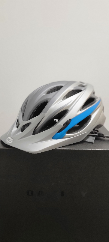 Bell Bike Helmet - Silver & Blue - photo 2