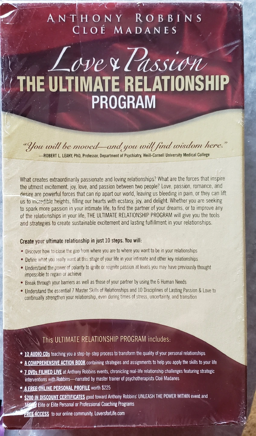 Anthony Robbins' Love & Passion Relationship Program - photo 4