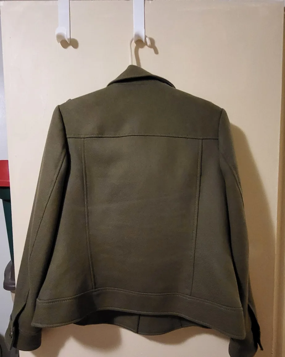 Banana Republic Olive Green Jacket - Size M image indicator(2)