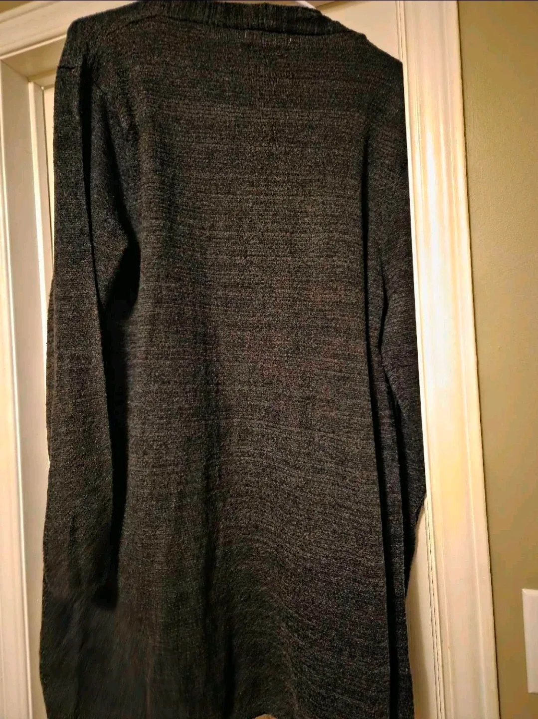 Zenana Draped Cardigan - XL Charcoal image indicator(5)