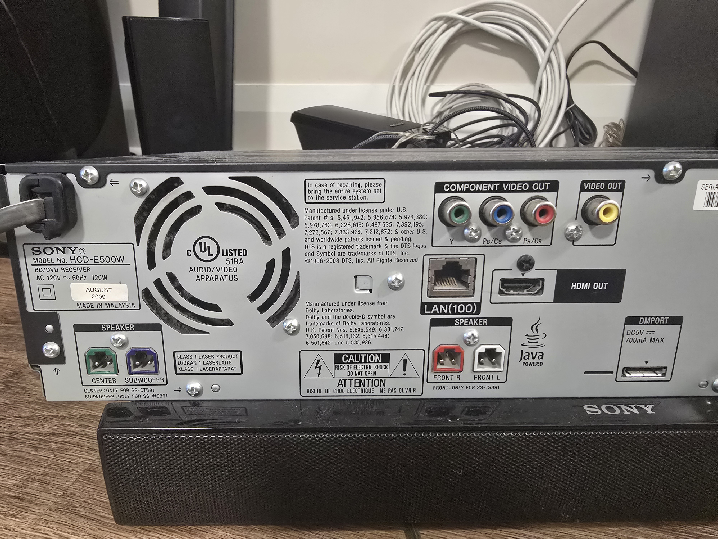 Sony Home Theatre System - Surround Sound - photo 5